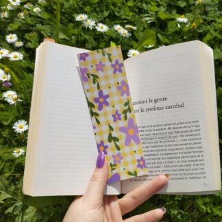 Marque-page fleurs