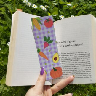 Marque-page légumes