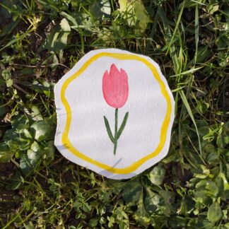 Dessous de verre tulipe