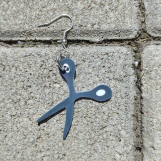 Boucle d’oreille ciseaux
