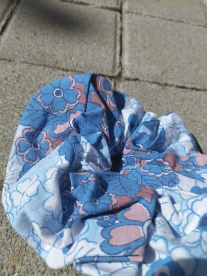 Chouchou fleurs bleues – Image 2