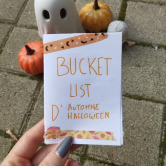 Bucketlist d'automne/halloween