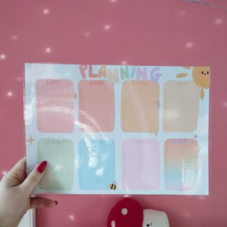 Semainier à imprimer