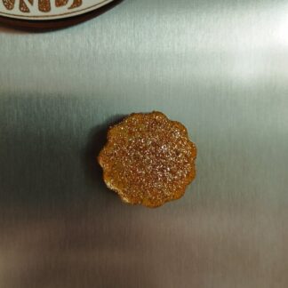 Magnet mini fleur à paillettes