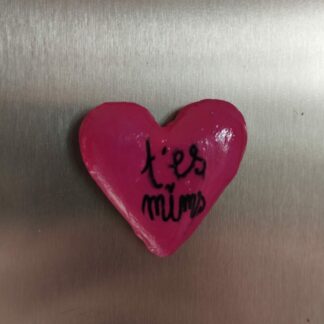 Magnet cœur t'es mims